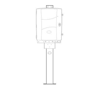 SUPORTE INOX P/ ANALISADORES PROCESSO MOD SC