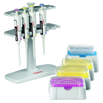 KIT 4 MICROPIPETAS FINNPIPETTE F1 VOL. VARIAVEL OPCAO 2