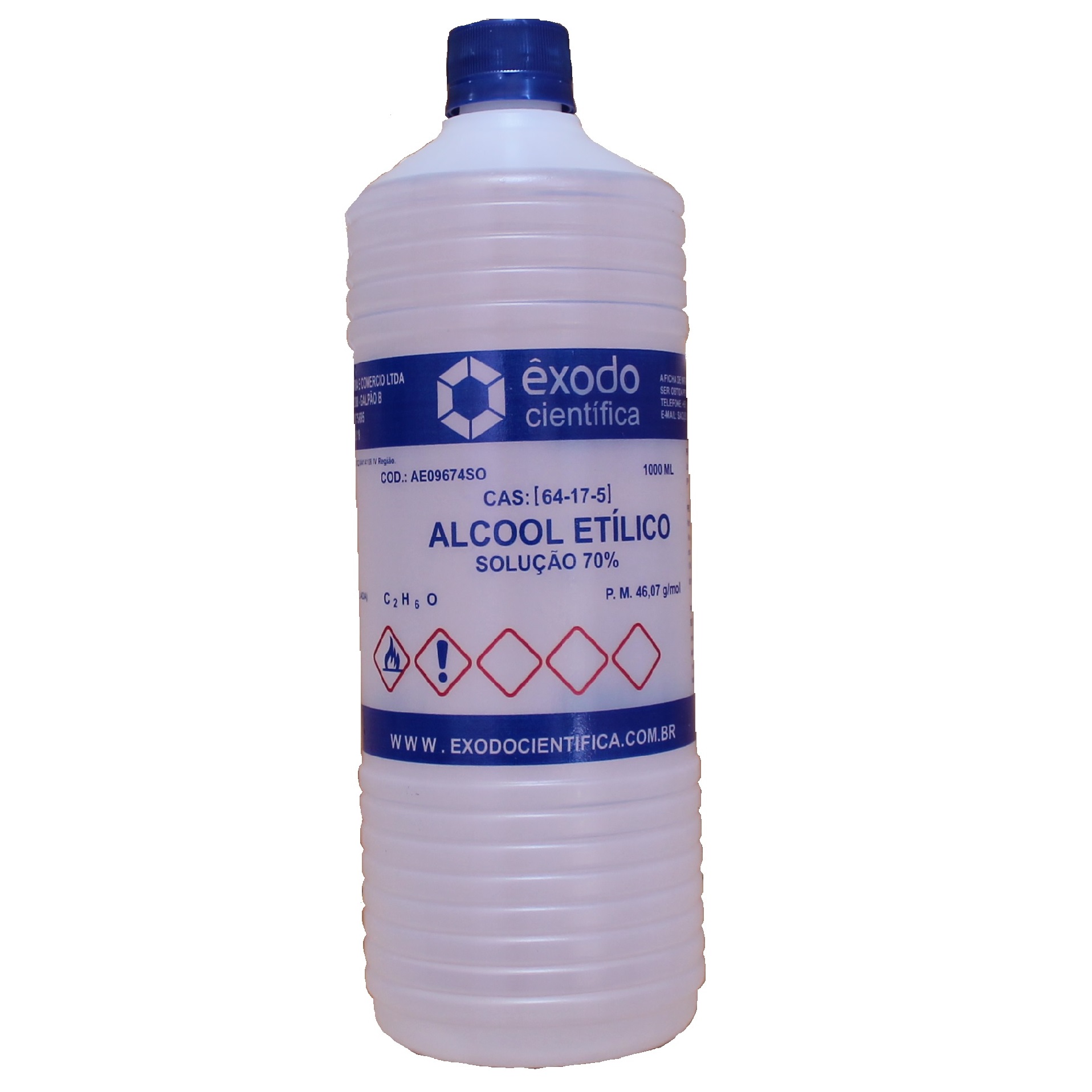 ALCOOL ETILICO 70% 1L